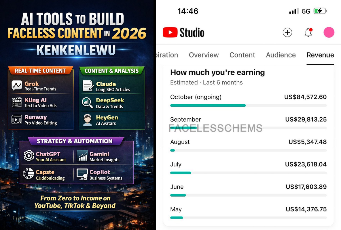 Building revenue-first faceless channels: the 2026 playbook